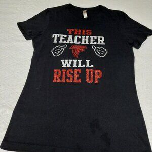 Atlanta Falcons Black Women’s T-Shirt – Size L - PREOWNED